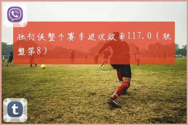 独行侠整个赛季进攻效率117.0（联盟第8）
